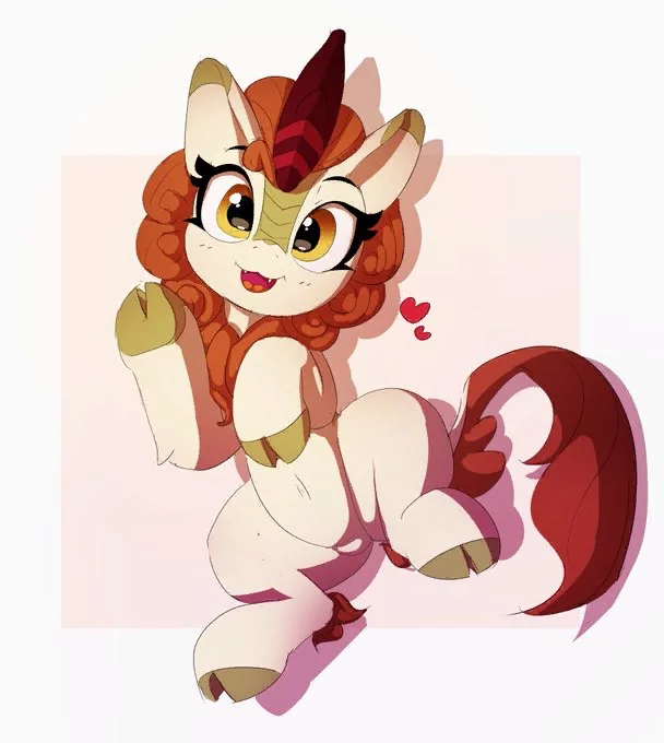 Клыкастый Кирин - My Little Pony, Autumn Blaze, Pabbley, MLP Kirin