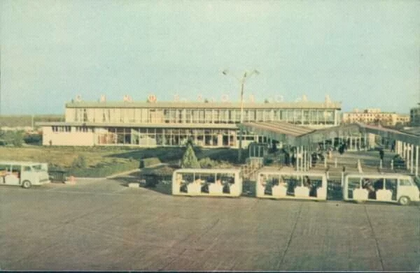 Simferopol Airport. 1969 - The photo, Crimea, The airport, Simferopol, Raf-2203