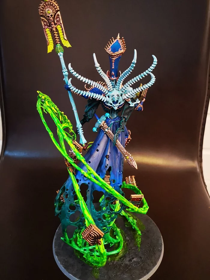 I am the Magic. I am Death - My, Painting miniatures, Warhammer: age of sigmar, Warhammer fantasy battles, Nagash, Longpost