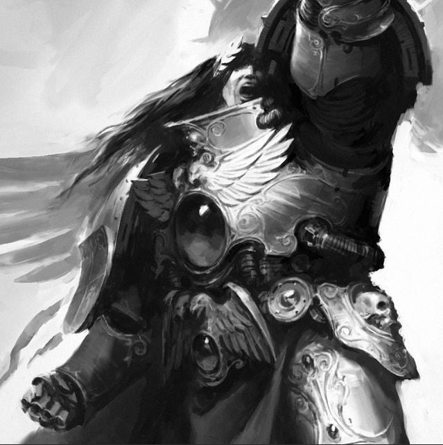 Emperor of Mankind, by Mikhail Savier - Warhammer 40k, Emperor of Humanity, Wh Art