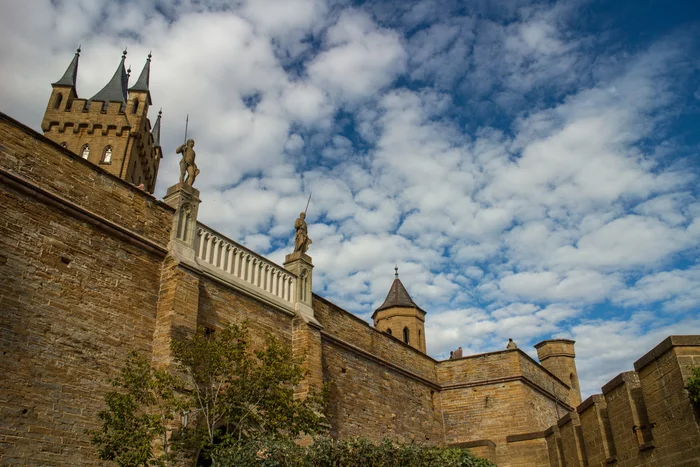 Hohenzollern Castle - My, Germany, Lock, Travels, Hohenzollern Castle, Landscape, Sky, Middle Ages, Prussia, Longpost, Fortification