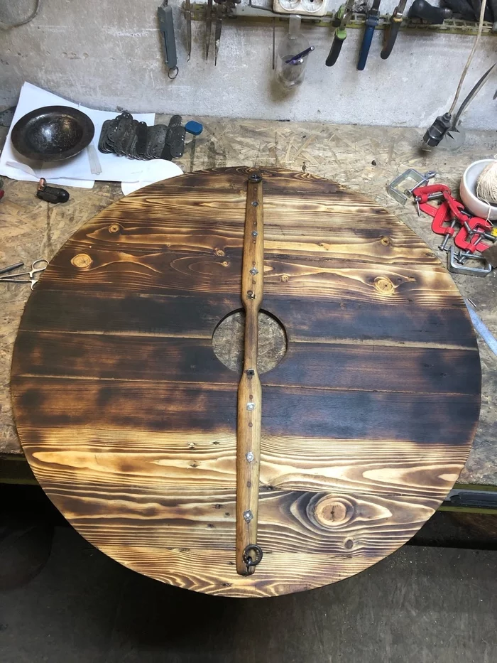 Viking shield - My, Shield, Викинги, Version, Reconstruction, Tree, Longpost