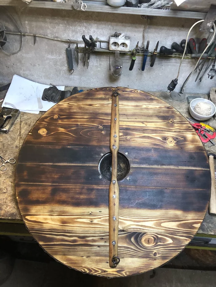 Viking shield - My, Shield, Викинги, Version, Reconstruction, Tree, Longpost