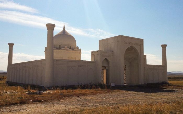 Steppes of Kazakhstan with dead cities - sights, Legend, Nomads, Longpost, Kazakhstan, Cemetery