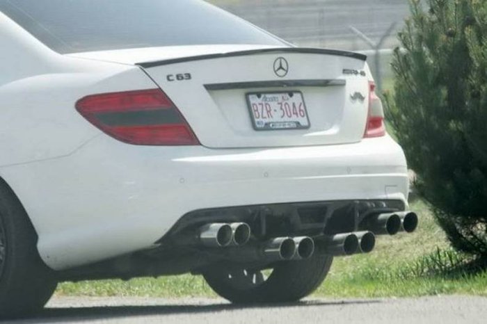 For what? - Car, Mercedes, Exhaust pipe, Auto