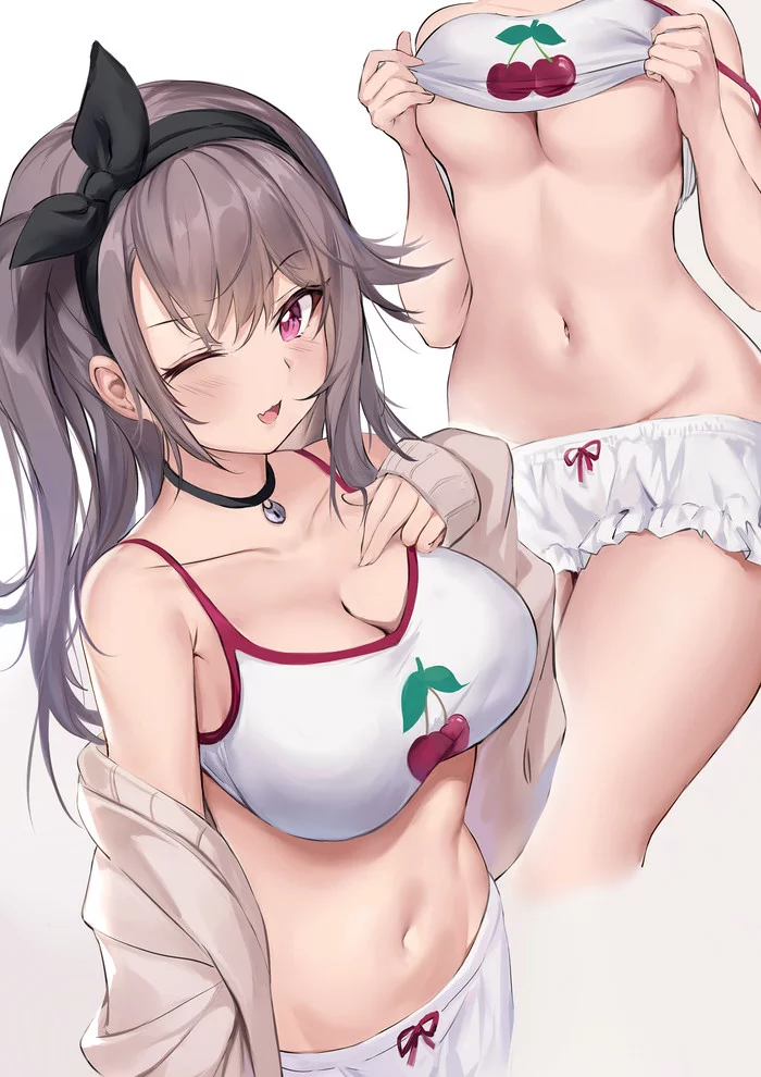 Pamiat Merkuria - NSFW, Аниме, Anime Art, Azur Lane, Pamiat Merkuria, Грудь, Рисованная эротика