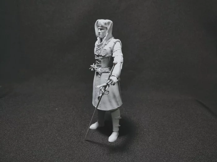 Вернон Роше. Печать 3d модели - Моё, Ведьмак, Ведьмак 3: Дикая охота, Zbrush, 3D печать, 3D моделирование, Вернон Роше, Видео, Длиннопост