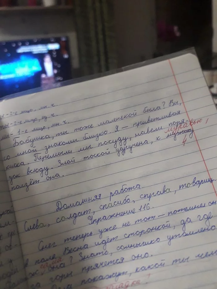 Крестница делала домашнее задание) - Моё, Домашнее задание, Детская литература