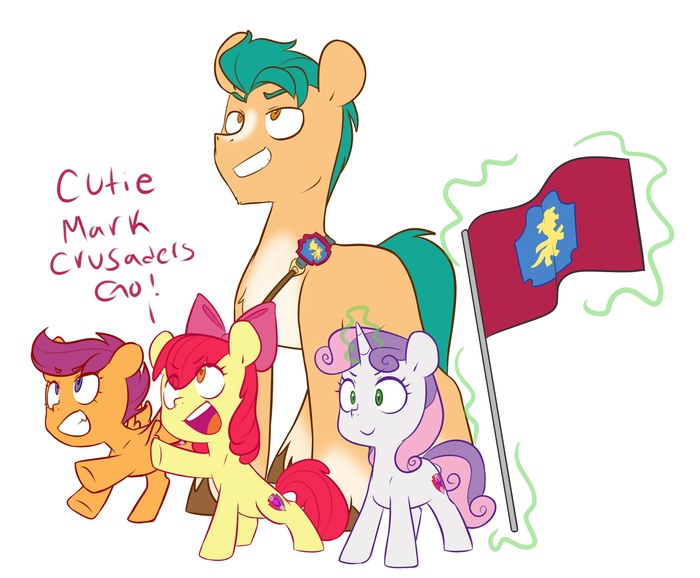  My Little Pony, MLP G5, Cutie Mark Crusaders, Hitch Trailblazer, Doodle-mark