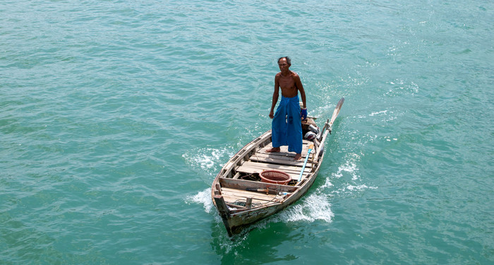 Старик и море Фотография, Nikon, Таиланд, Азия, Лодка
