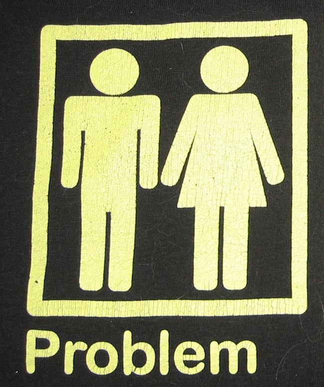 Problem Solving T-shirt! - My, The photo, Humor, Irony, Relationship, Men, Women, Cloth, Solution, Longpost, , T-shirt printing