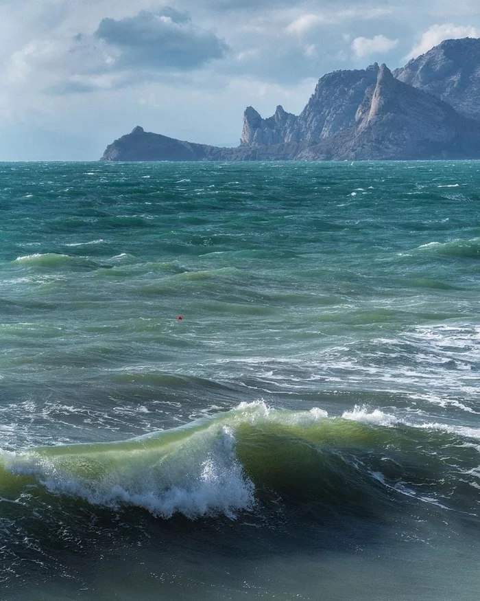 New World, Crimea - The photo, Crimea, Sea, New World, Wave, Nature