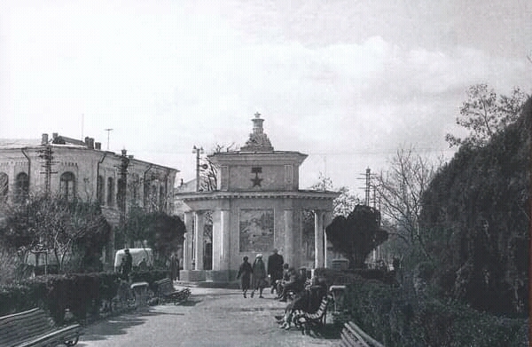 1958 год.Крым, Симферополь - Крым, Симферополь, Старое фото, Автобус, Фотография