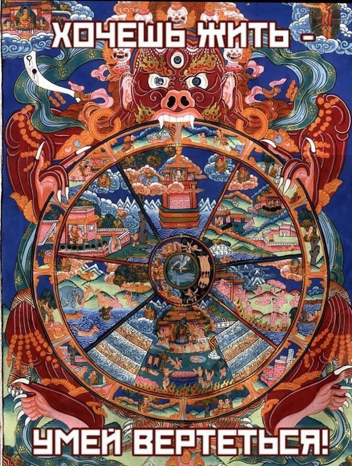 Коротко о колесе сансары