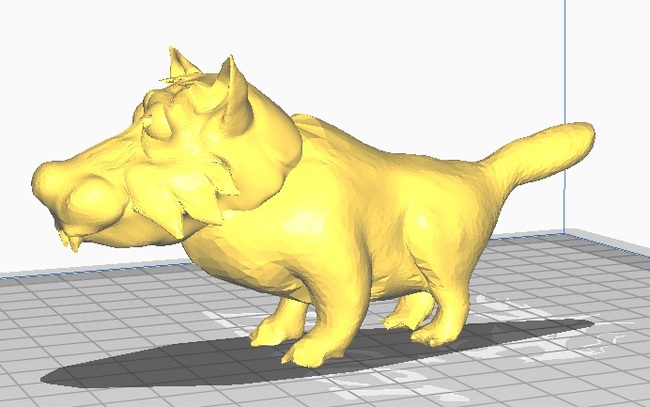 My first experience in 3D modeling - My, First experience, Wolf, Blender, Longpost, 3D modeling