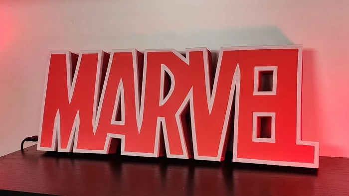 DIY Night Light MARVEL - My, With your own hands, Needlework with process, Marvel, Night light, Lamp, Crafts, Handmade, Video, Longpost