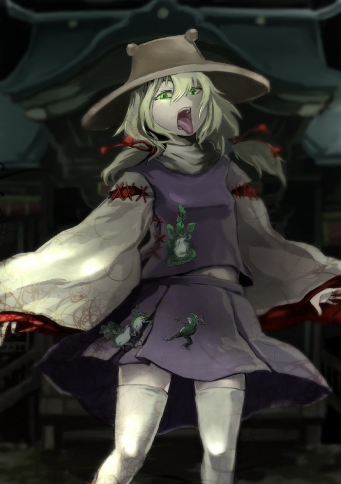 ! , Anime Art, Touhou, Moriya Suwako