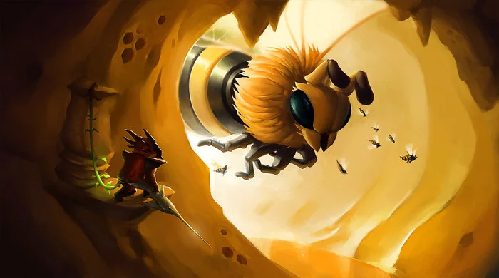 Terraria Art) - Terraria, Art, Game art, Bees, Queen Bee