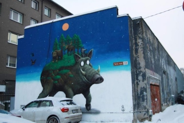 Street art in Tallinn - Street art, Tallinn, Longpost