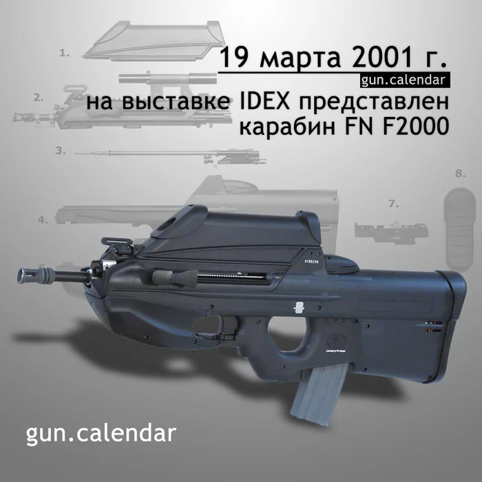 Gunsmith's calendar March 19 - Weapon, The calendar, Fn2000