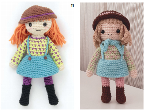 Doll from the book - My, Amigurumi, Crochet, Knitted toys, Needlework without process, Doll, Longpost