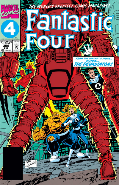 Let's dive into the comics: Fantastic Four #351-360 - A Spy Among Us! - My, Superheroes, Fantastic Four, Marvel, The Skrulls, Comics-Canon, Mat, Longpost