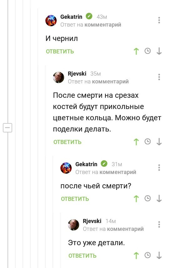 Severe pikabushniki - Pancakes, Comments on Peekaboo, Halloween, Longpost, Screenshot