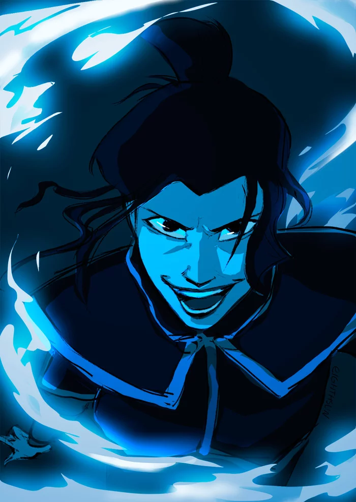 Azula on fire - Avatar: The Legend of Aang, Azula, Animated series, Art, Drawing, Fire
