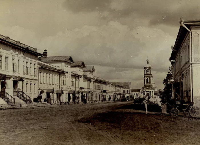 What a provincial town looked like at the beginning of the 20th century - Murom, Story, История России, Town, Architecture, Urban planning, Российская империя, The photo, , Street photography, Black and white photo, Russia, Longpost