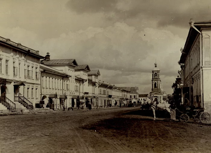 What a provincial town looked like at the beginning of the twentieth century - Murom, Story, История России, Town, Architecture, Urban planning, Российская империя, The photo, Street photography, Black and white photo, Russia, Longpost