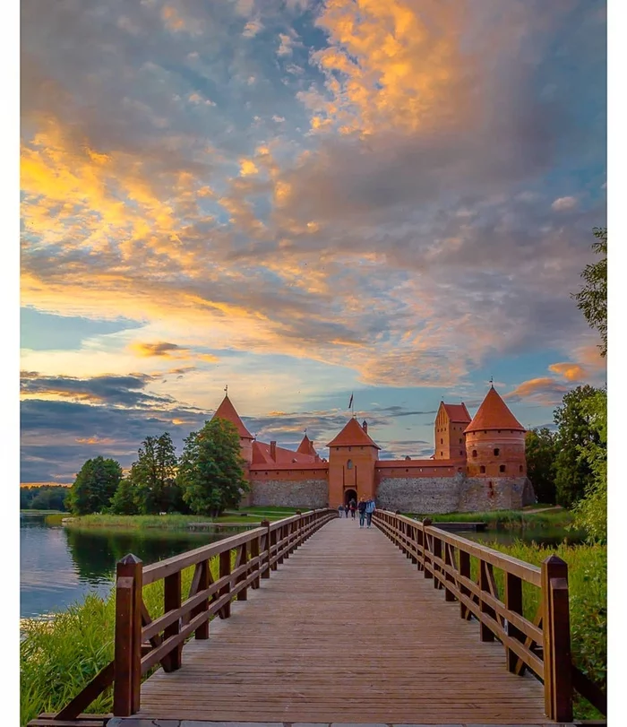 Тракайский замок, Литва - Литва, Фотография, Европа, Тракай, Замок