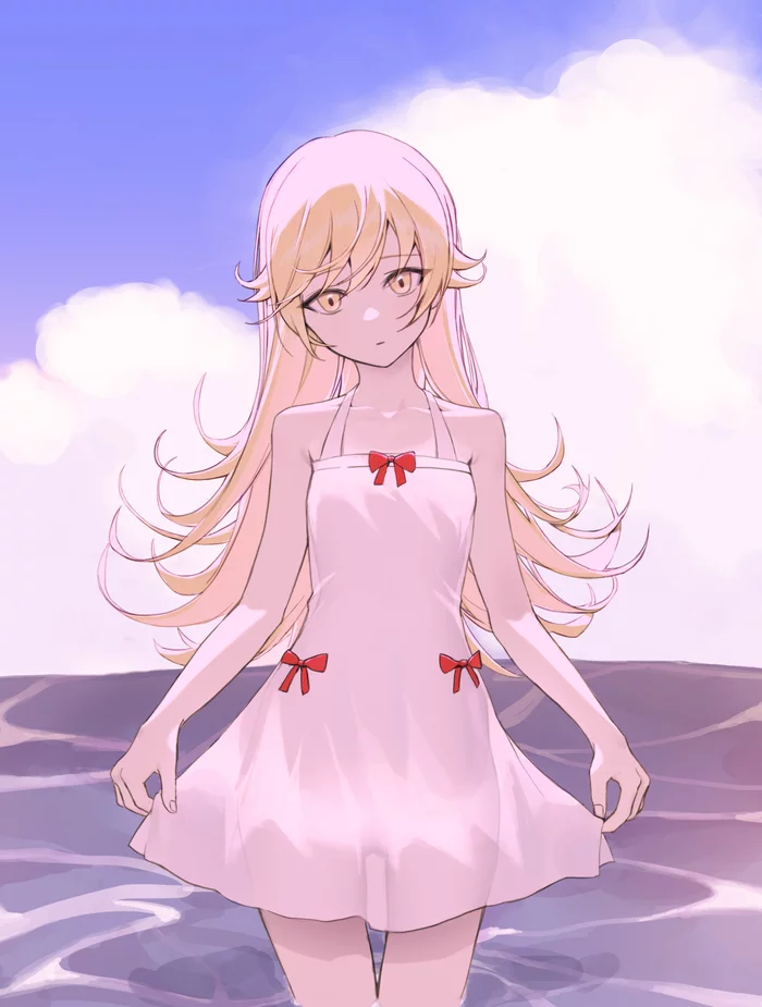 Shinobu - Monogatari series, Shinobu Oshino, Anime Art, Аниме, Bakemonogatari