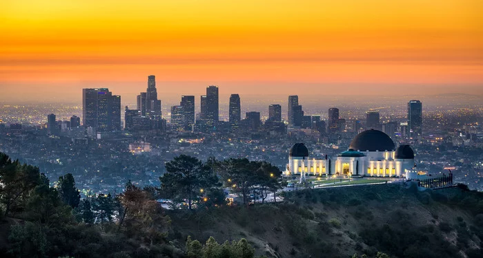 Griffith Observatory - The photo, Los Angeles, Town, USA, Observatory