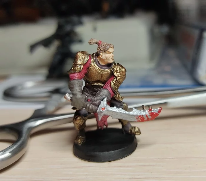 A little painting - My, Miniature, Painting miniatures, Descent, Tabletop role-playing games, Hobby, Longpost