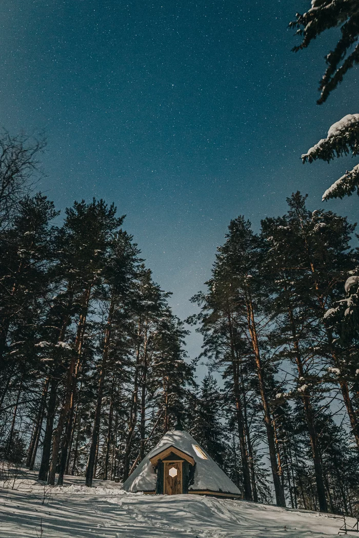 Karelia February 23rd - My, Nikon, The photo, Winter, Astrophoto, Карелия