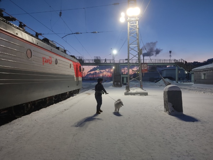 Киров. Вокзал. Закат