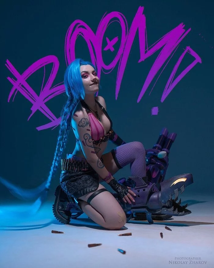 Jinx - Косплей, Jinx, League of Legends, Фотография, Девушки, Игры, Длиннопост, Carry Key