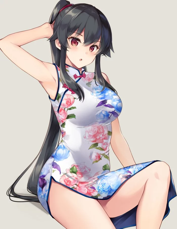 Yahagi - Kantai Collection, Yahagi, Аниме, Anime Art, Chinadress