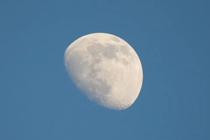 Day Moon - My, moon, Day, Sky, Nikon, Sigma, The photo