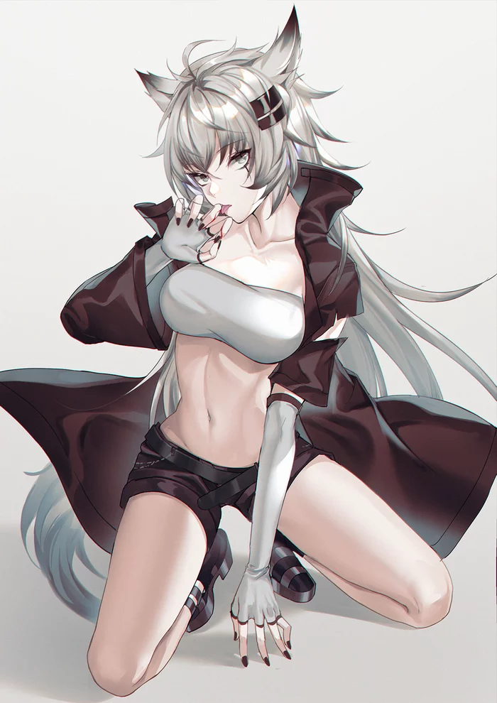 Lappland - Anime, Anime art, Arknights, Lappland, Animal ears