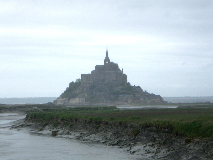 Туманное утро Mont saint michel