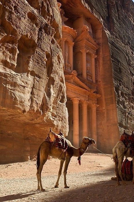 Petra, Jordan - Architecture, Petra, Facade, Jordan, Story, The photo, Longpost