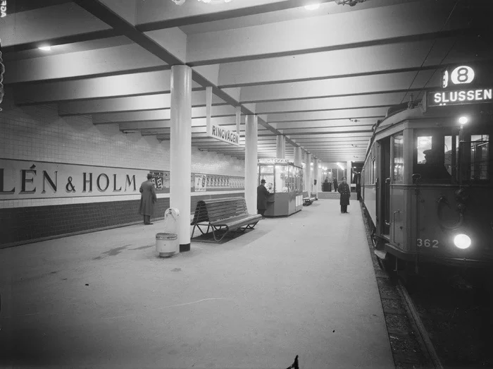 One of the first stations of the Stockholm metro is Ringvagen. - Metro, Architecture, Stockholm, Story, The photo, Longpost