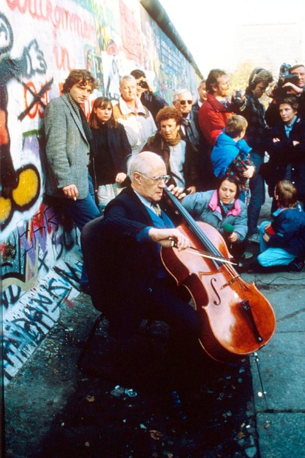 Goodwill Attache - Mstislav Rostropovich, Berlin Wall, Berlin, the USSR, Longpost