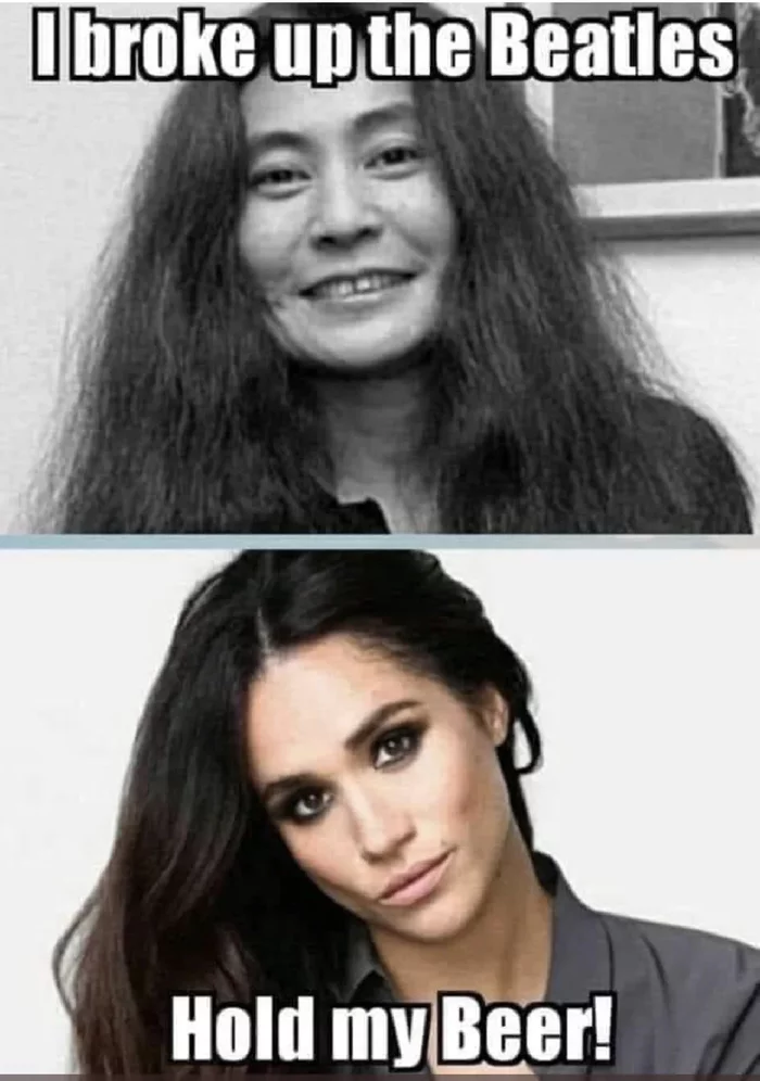 Challenge - The beatles, Yoko Ono, Meghan Markle, Prince harry, Memes