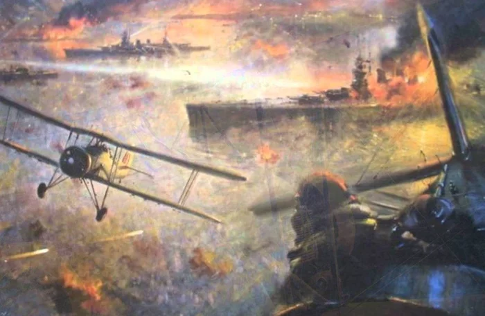 Attack of Taranto, or what was the forerunner of Pearl Harbor - 2 - Airplane, Aircraft carrier, Fleet, Battleship, Cruiser, The Second World War, Mediterranean Sea, Longpost