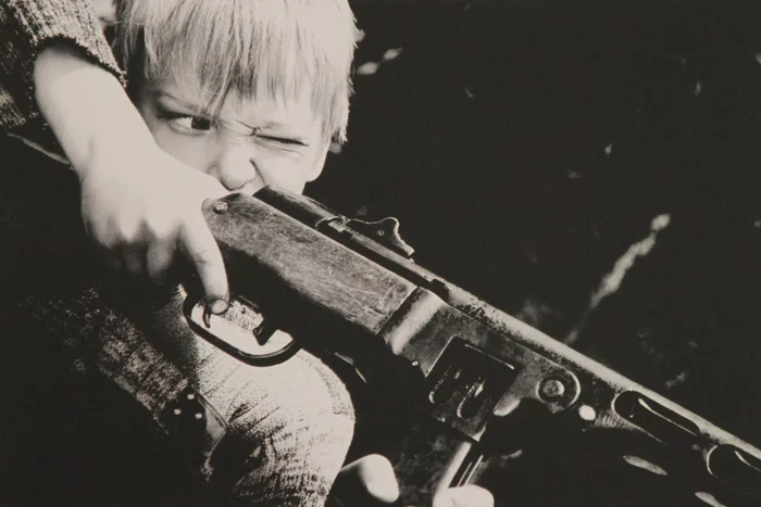 Nine - My, Sod off, Author's story, Story, Childhood, Rifle, Children, Riot police, Mask, Longpost