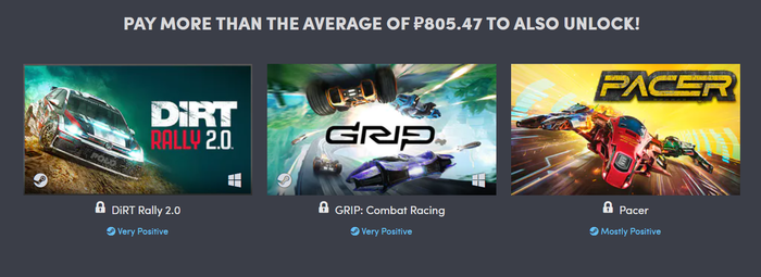 HUMBLE BURN RUBBER BUNDLE Steam, Humble Bundle,  , 