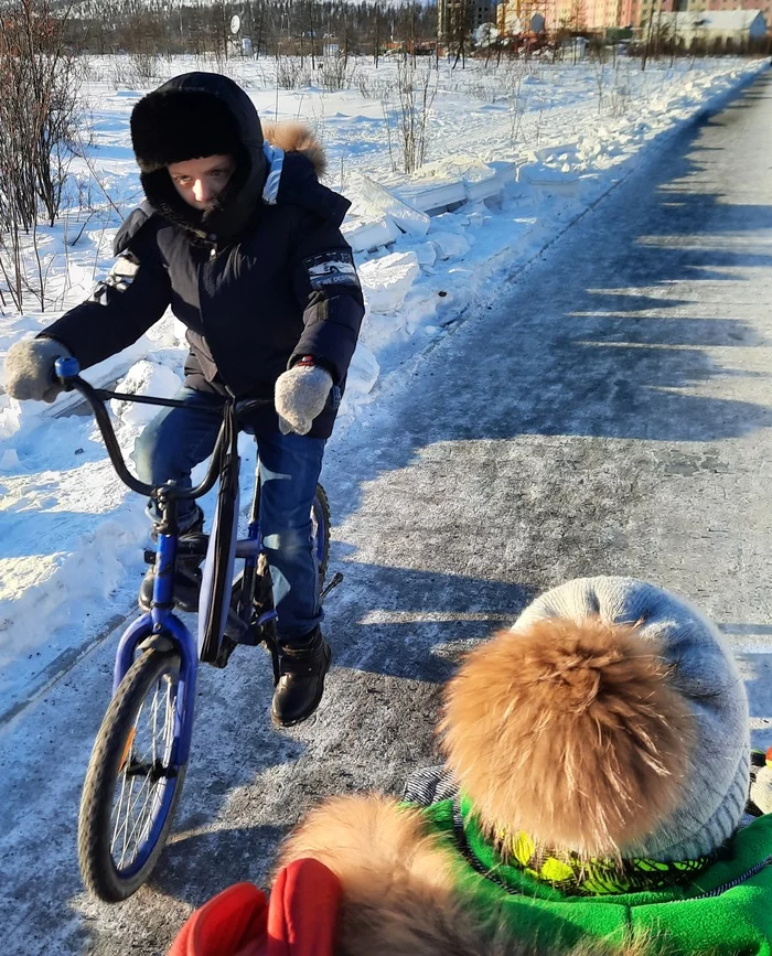 Север-край сильных! - Моё, Холод, Крутой парень, Фотография