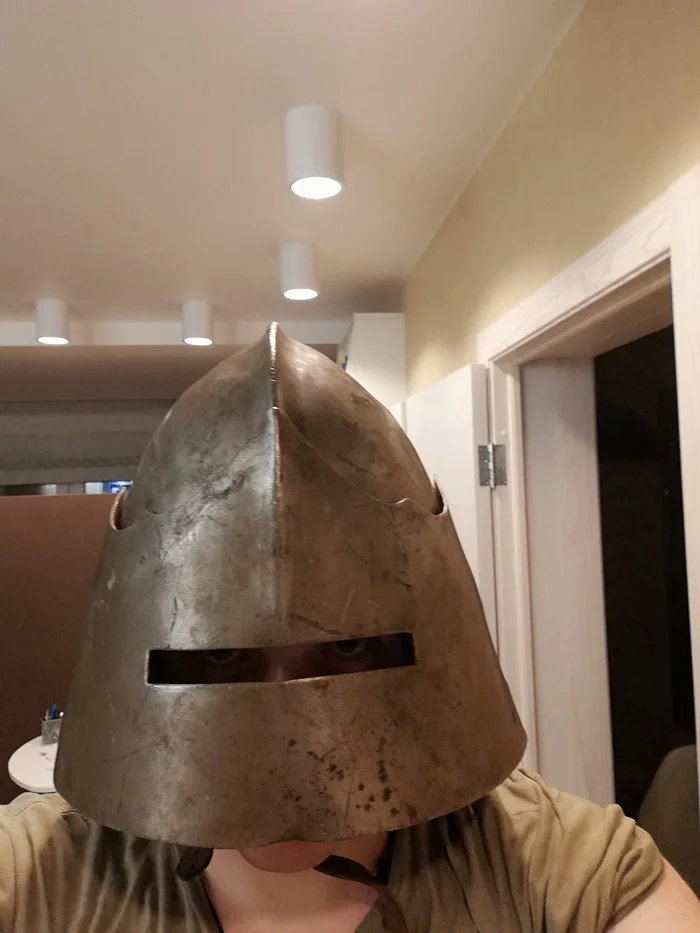 How to properly clean a helmet? - My, Metalworking, ISB, Historical reconstruction, Craft, Longpost